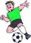 Boy Plays soccer