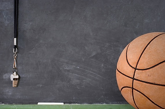 blackboard and ball