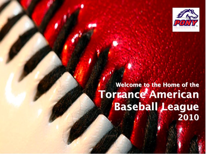 Torrance American Baseball aka TABB