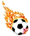 Flaming ball