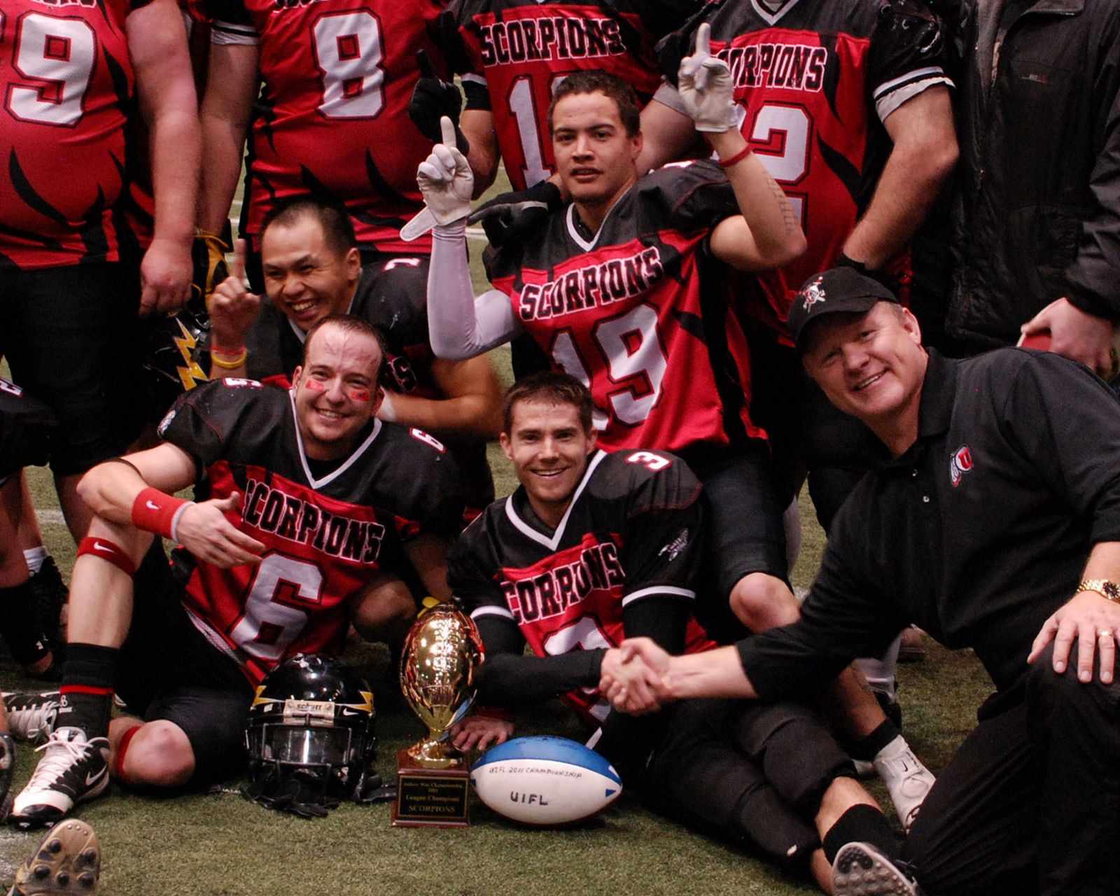 Scorpions 2011 team close up
