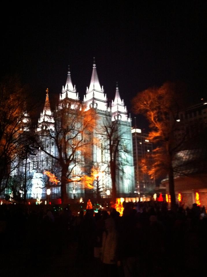 Temple Christmas Lights