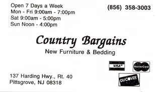country bargains