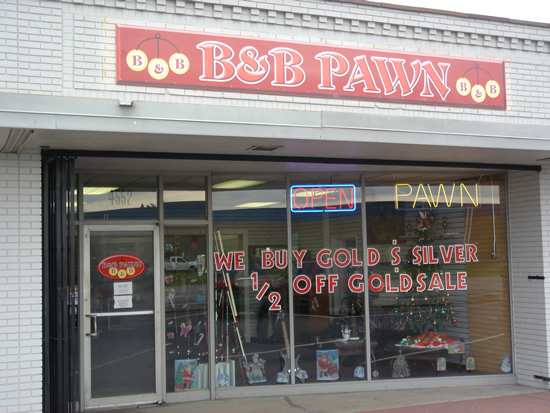 B & B Pawn Storefront
