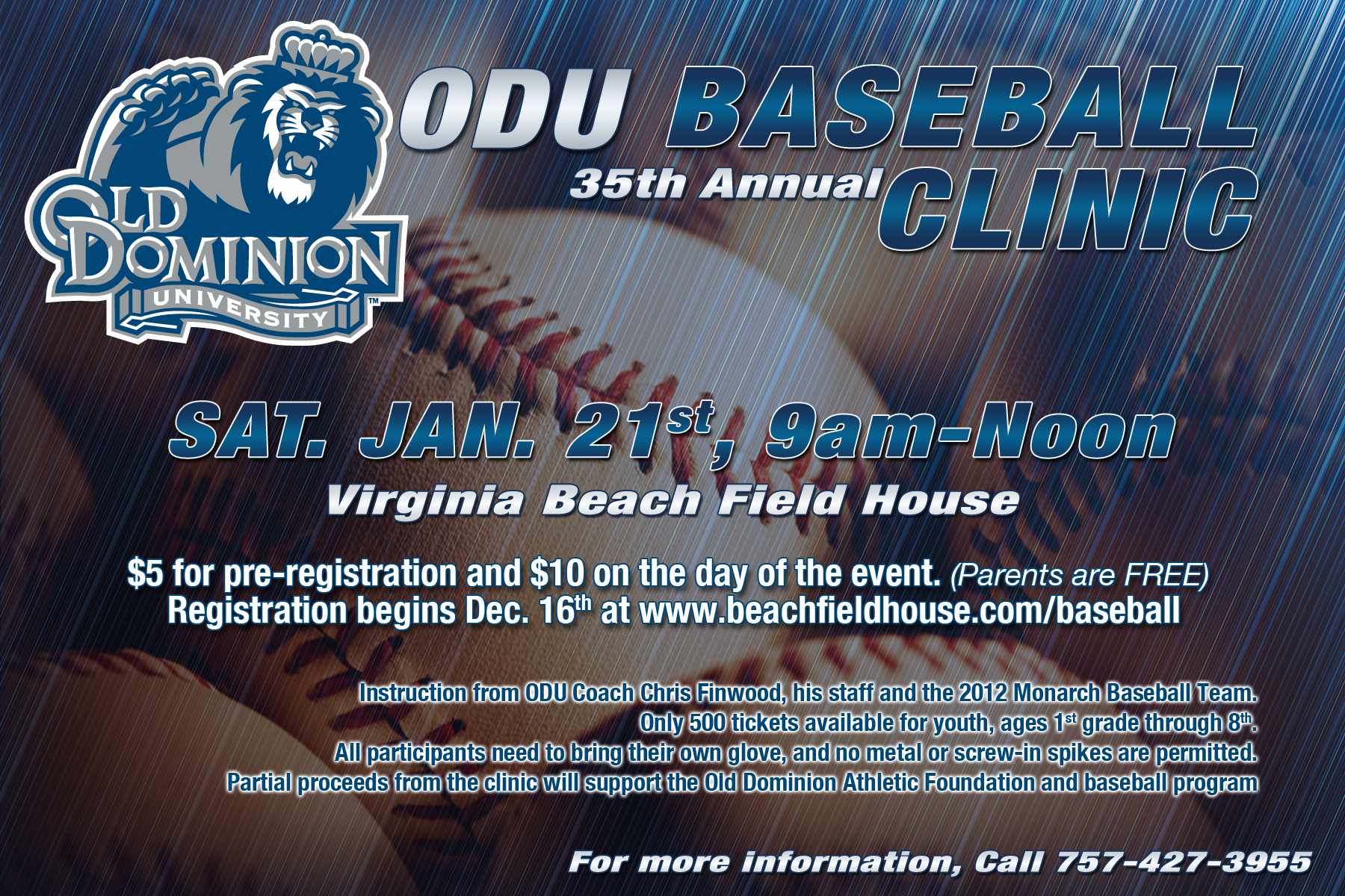 ODU Baseball Clinic
