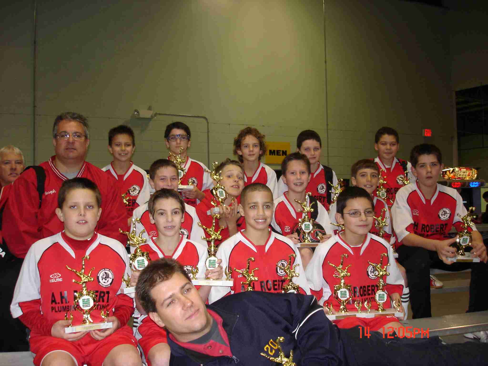 U12 Boys RI Indoor Session 1 Champs