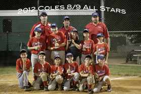 Coles 2012 8.9 Championship Team