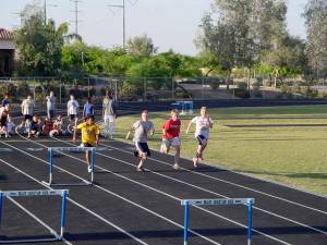 Track meet INSET