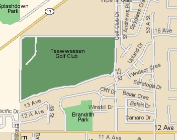 Tsawwassen Map