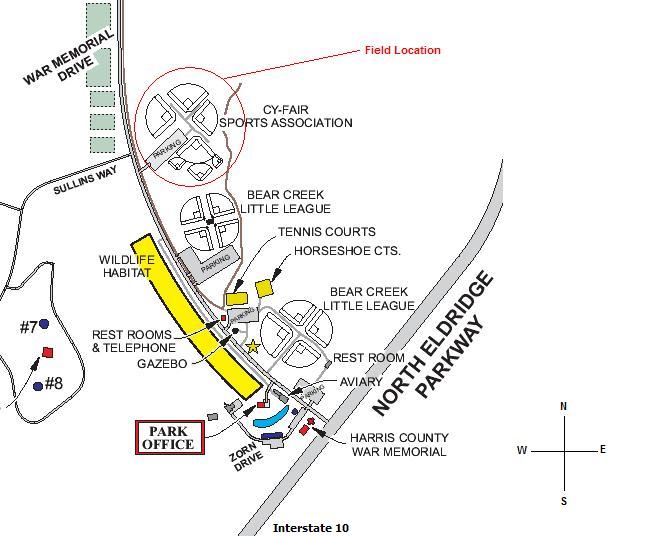 Map - Bear Creek Fields