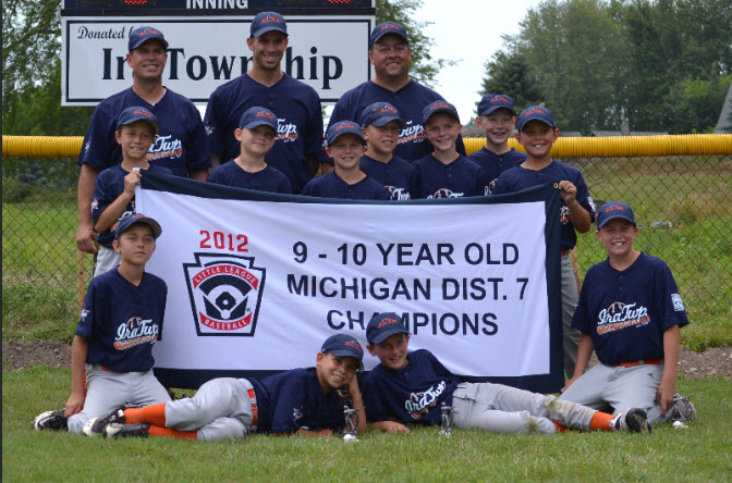2012 Ira Little League District 7 Champs and State Runner Up