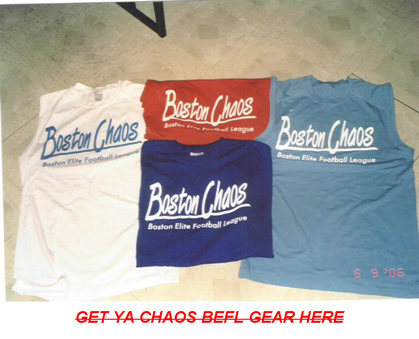 Boston Chaos Football Gear