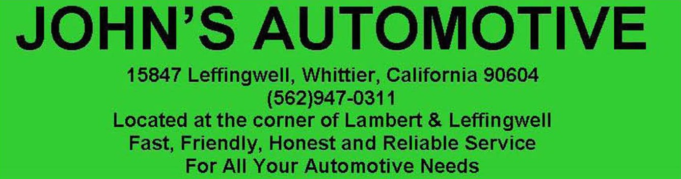 John's Automotive logo