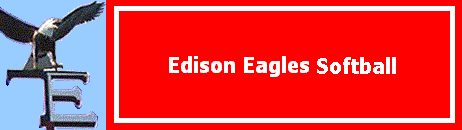 Edison Eagles Softball Banner