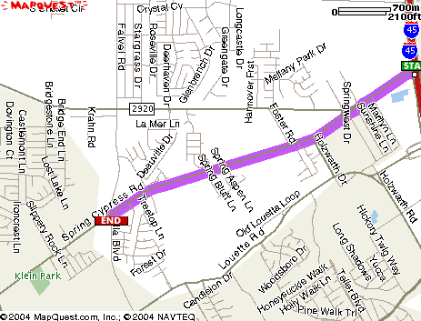 Klein Collins Map