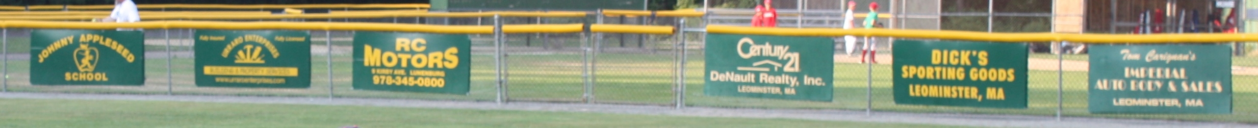 2011 NLLL Sponsor Signs