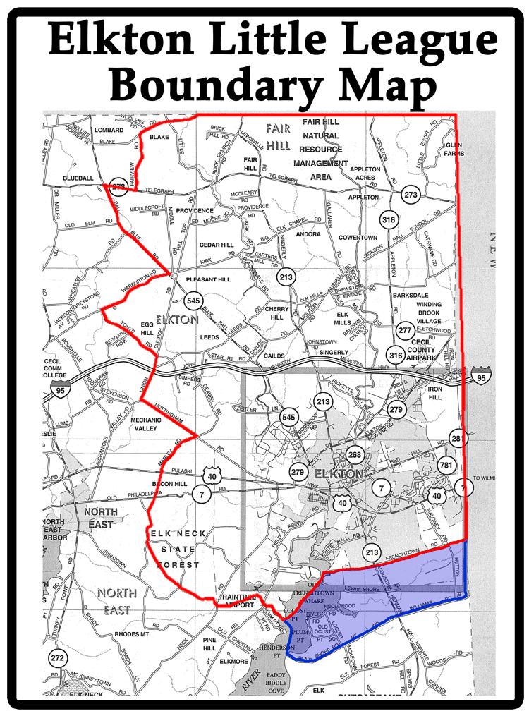 Elkton Boundary Map