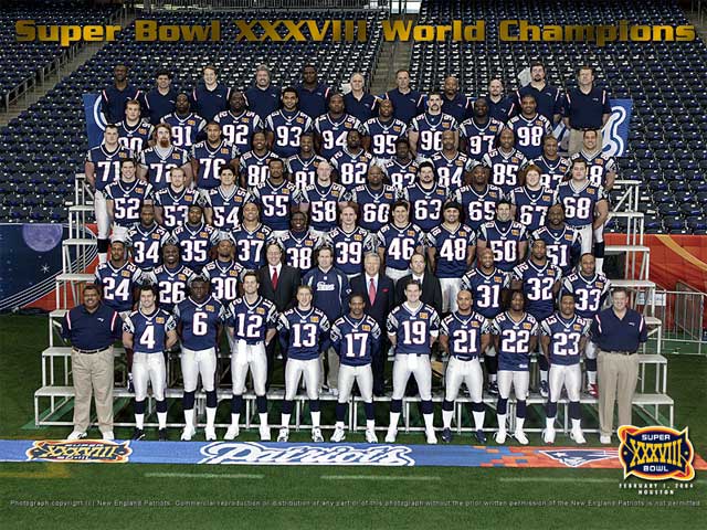 pats team pic