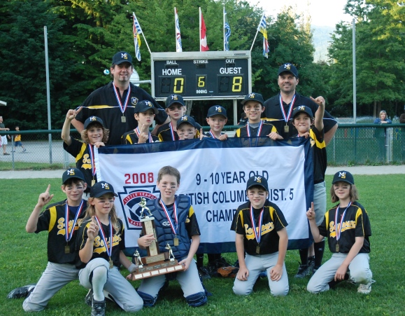 2008 9-10 District Champs - Mt. Seymour