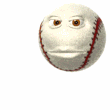 spitting baseball