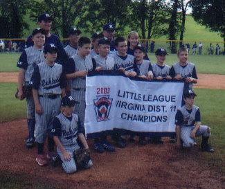 2003 Little League Champs 