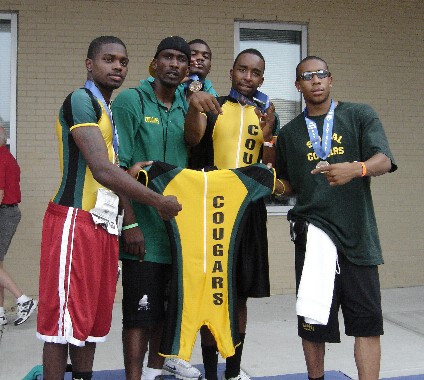 Young Men 4 x 400 1st Place