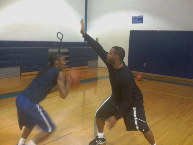 Joey Training with Juanny