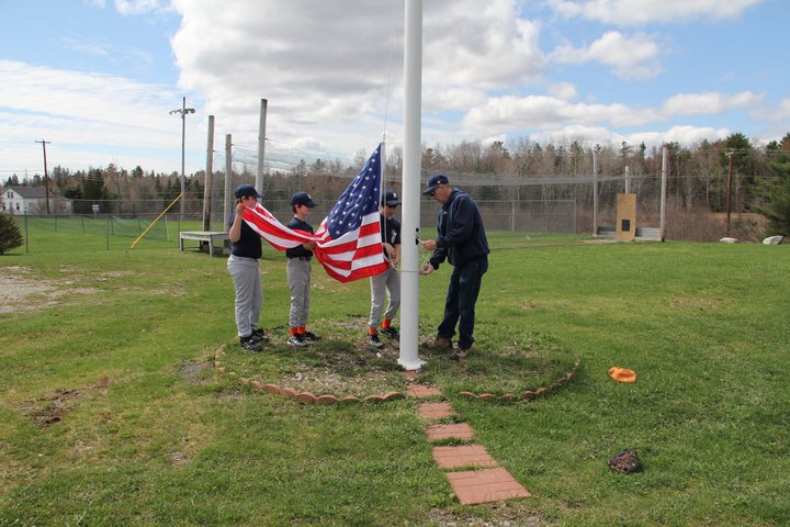 flag raising