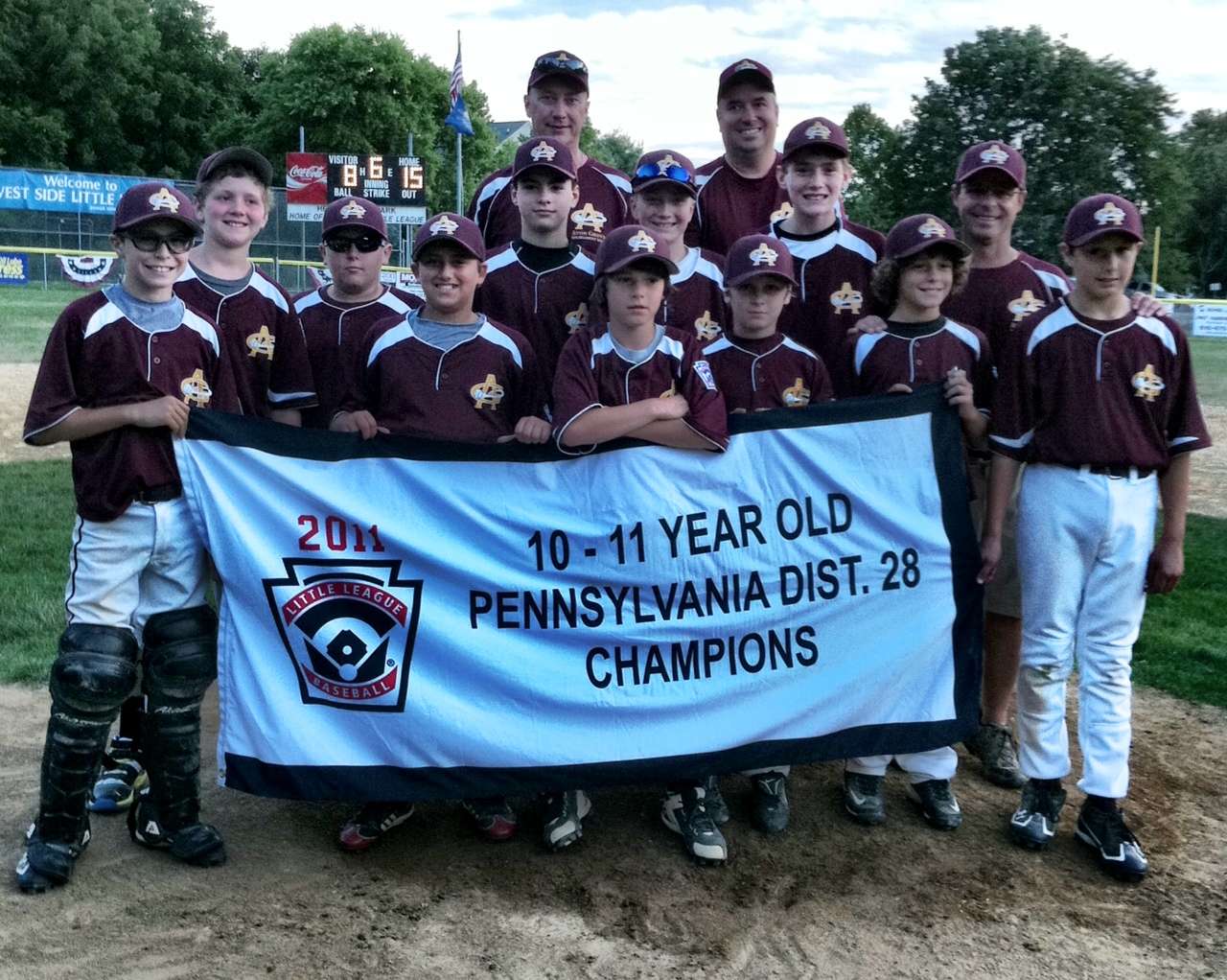 AG 11U Basbeall 2011 D 28 Champs