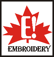 E! Embroidery Logo 1