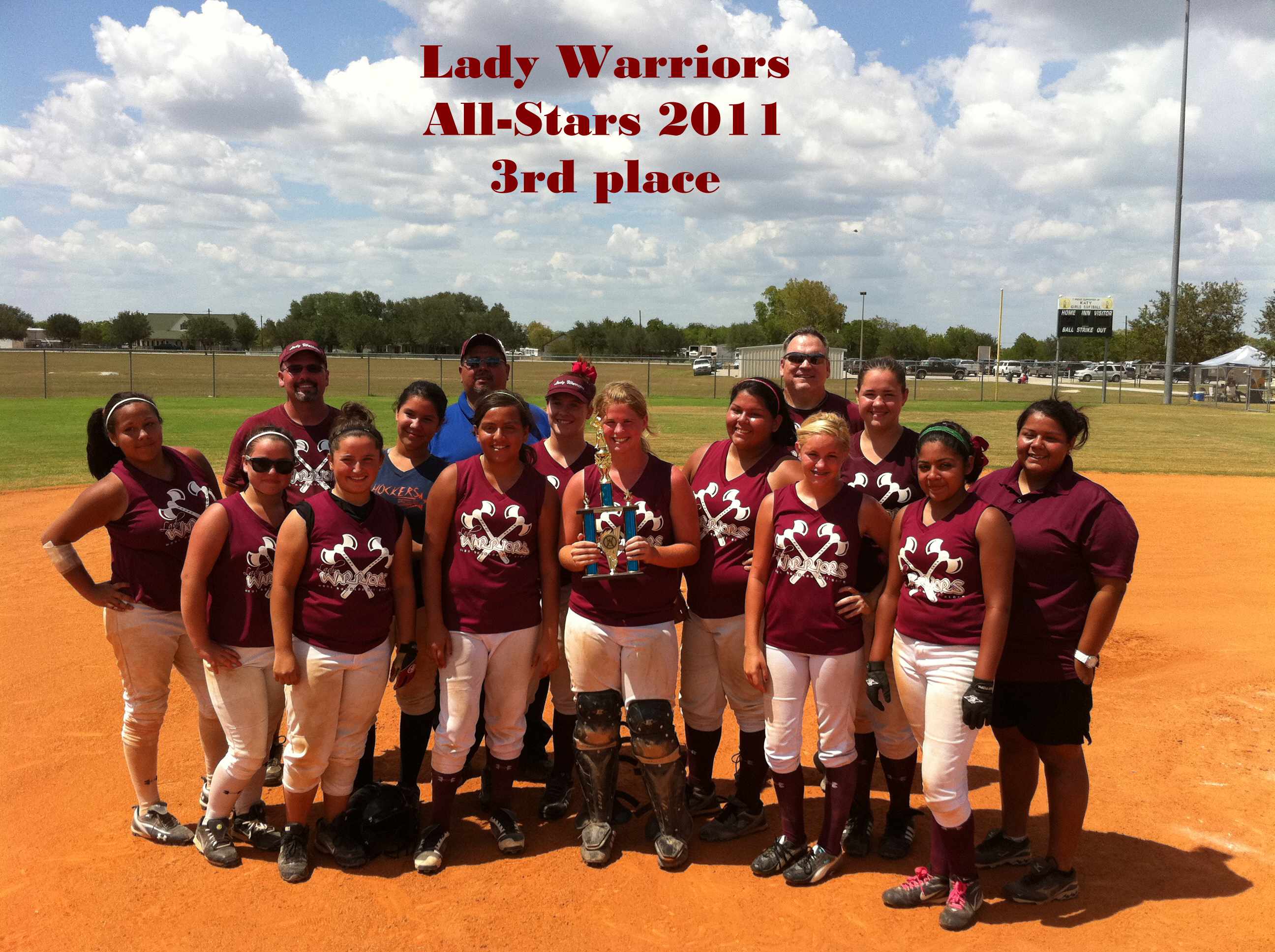 Lady Warriors 3rd place