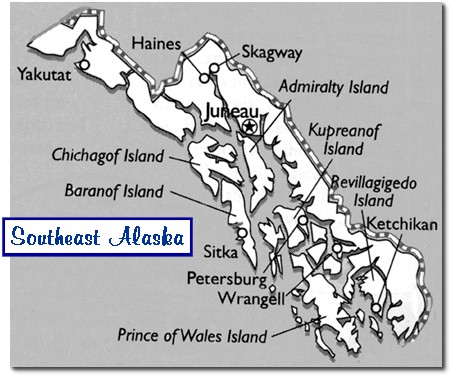 Southeast Alaska Map