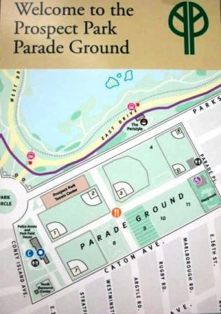 Parade Ground Map