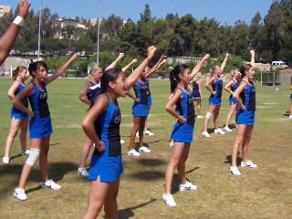 training at UCLA