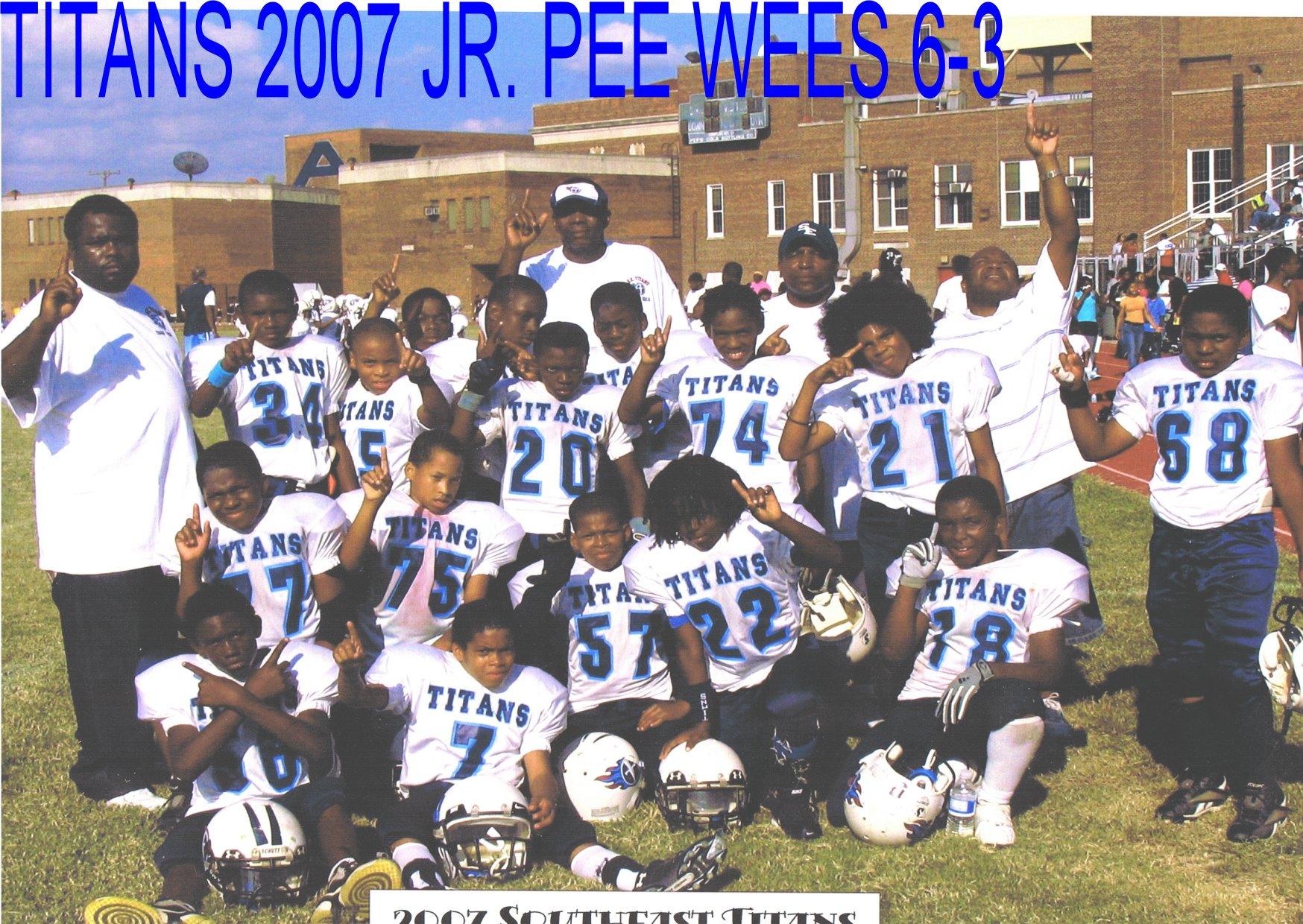 TITANS 2007 JR PEE WEES