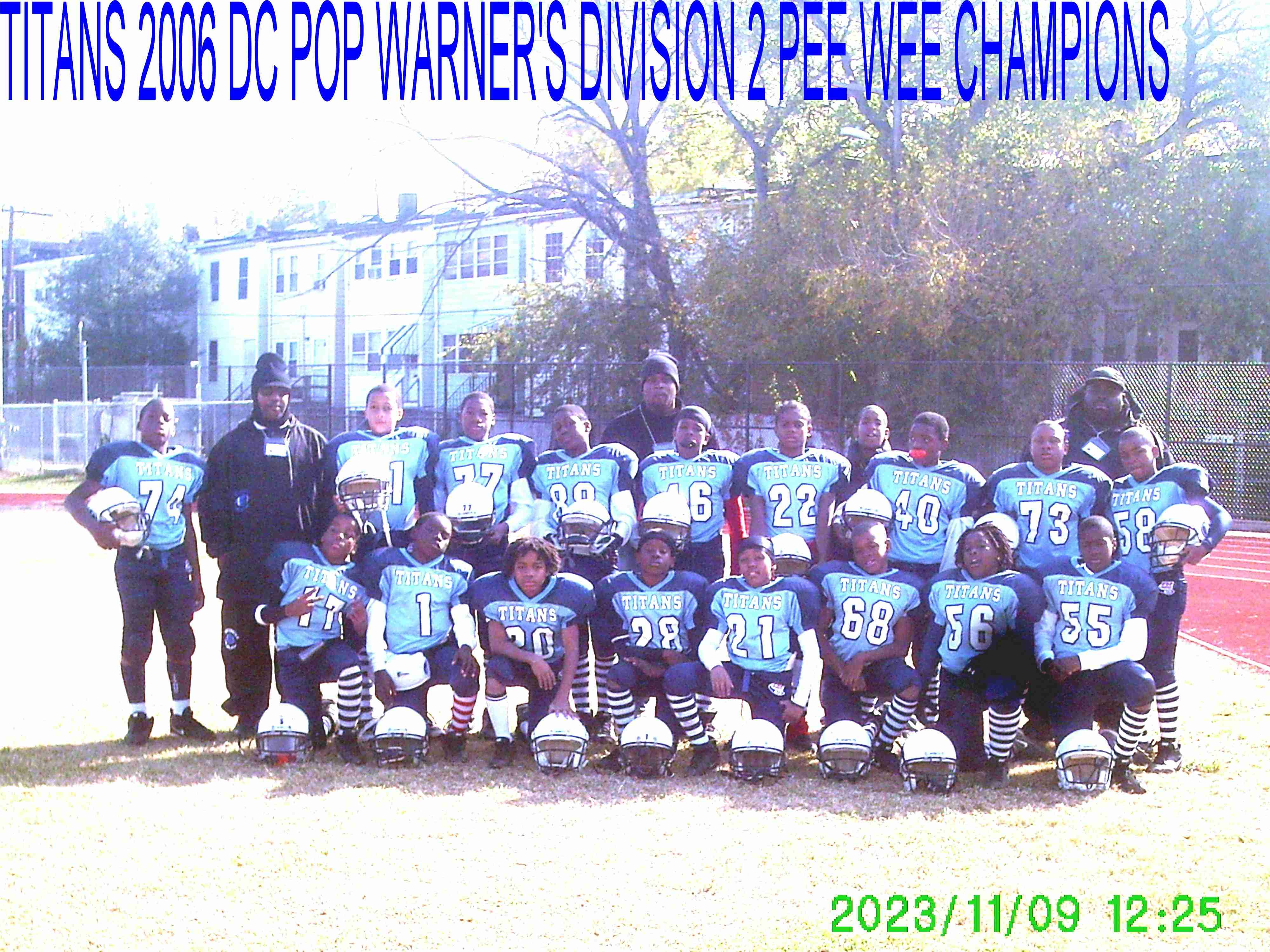 TITANS 2006 PEE WEES