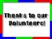 Thank you volunteers