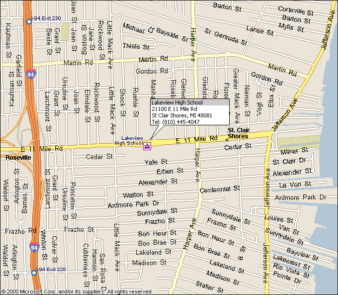 Lake View HS Map