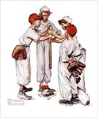 Ball Players and Bat