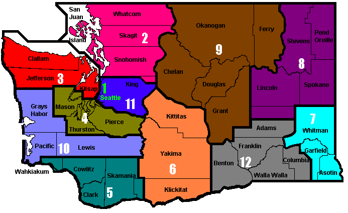 WA State Map
