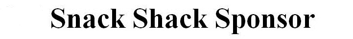 Snack Shack Sponsor title
