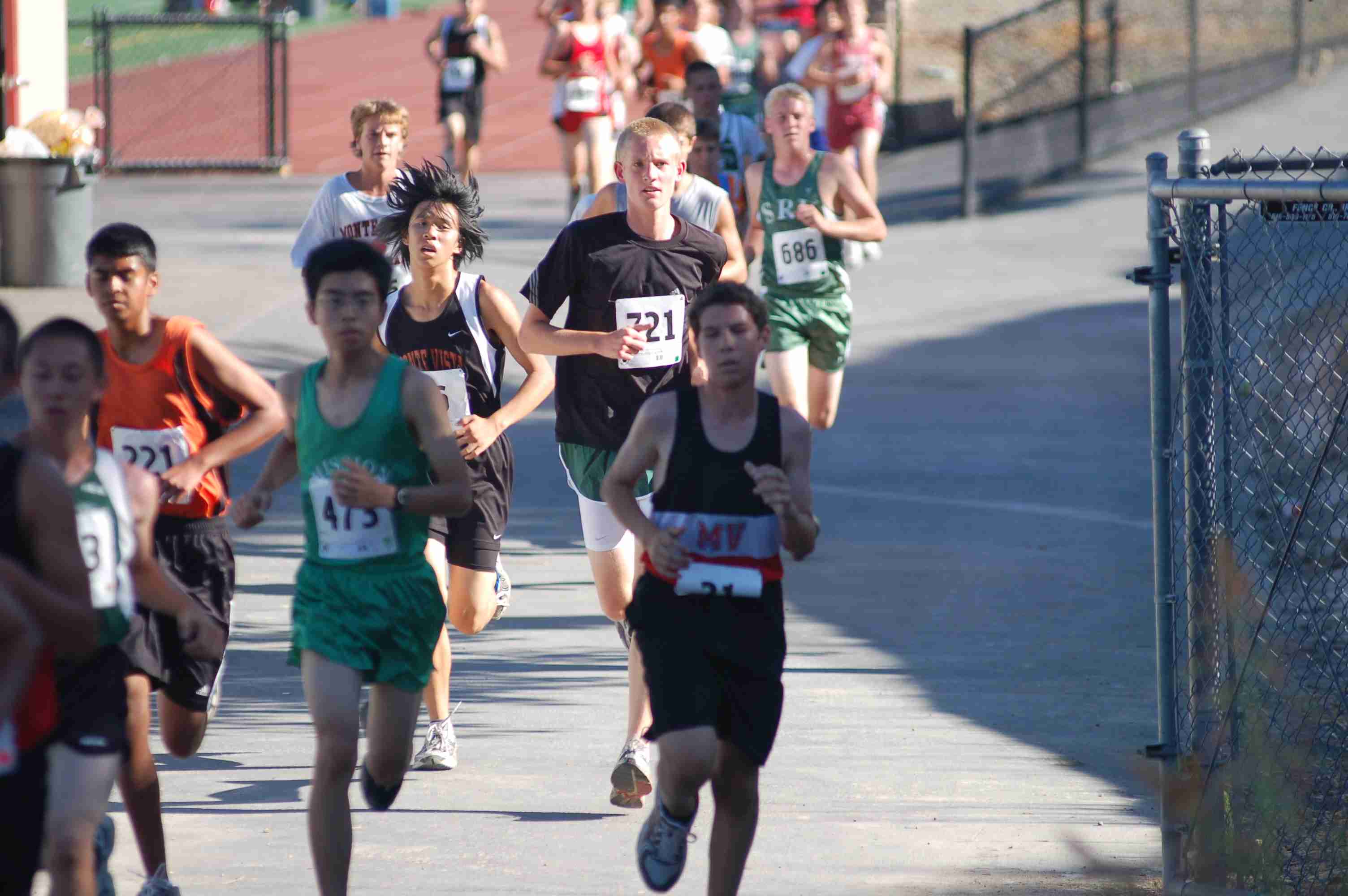 MV Invite - heading to the 1 mile mark