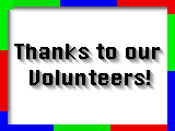 Thanks to Volunteers