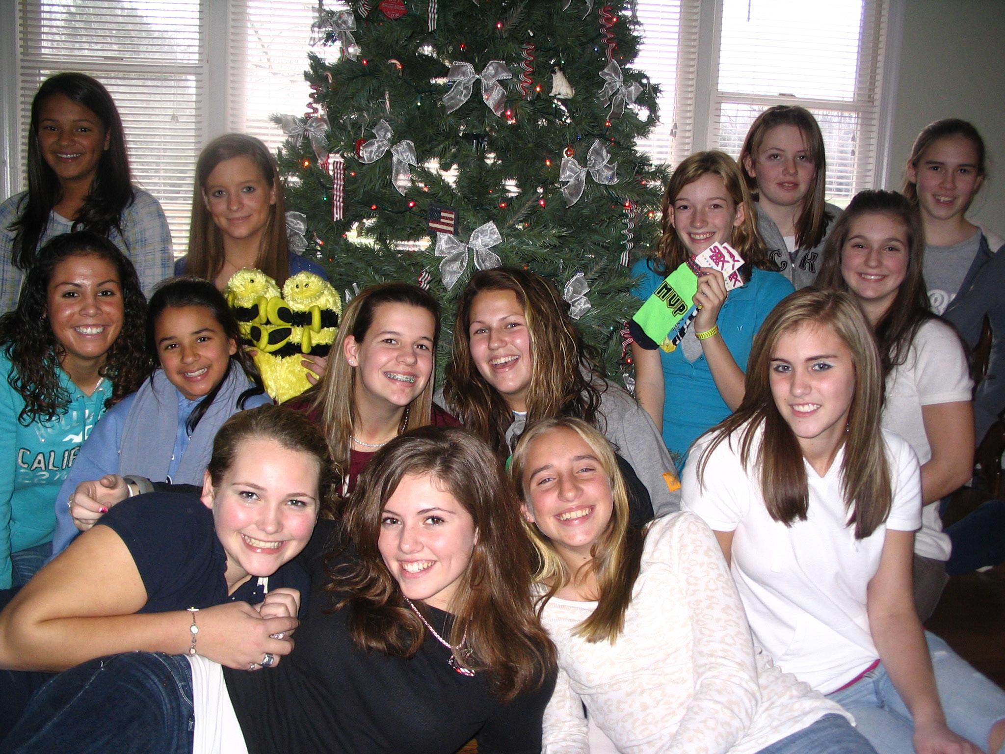 Stingers Christmas Party 2008 Team