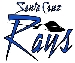 Santa Cruz Rays White Logo- Medium