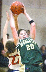Sarah Moye grabs rebound vs. Providence