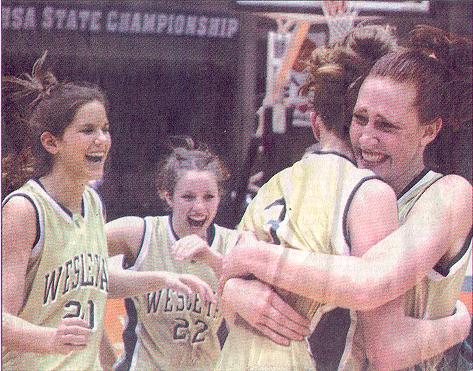 Lady Wolves celebrate state championship