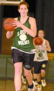 Cathryn Stringer at practice