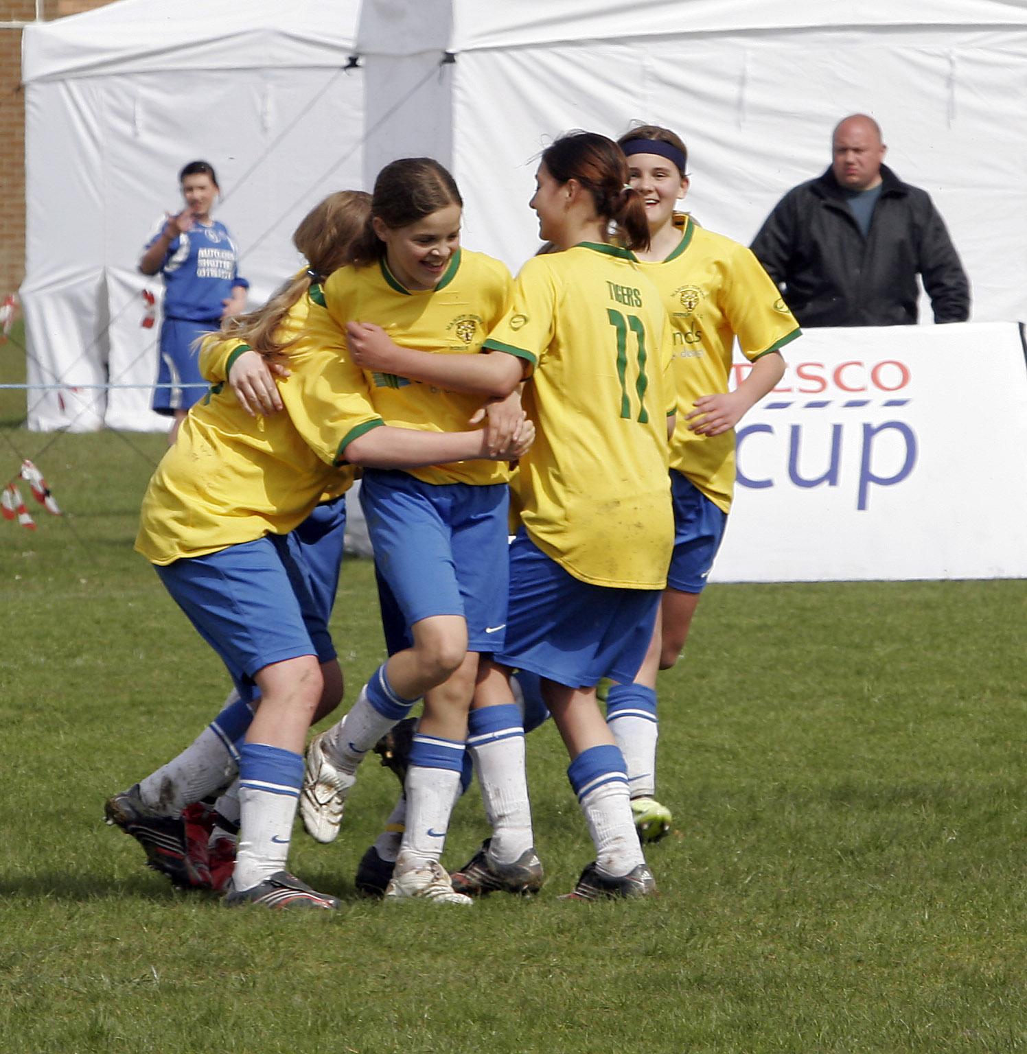 Tigers Celebrate In Aberystwyth
