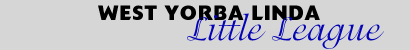West Yorba Linda Little League